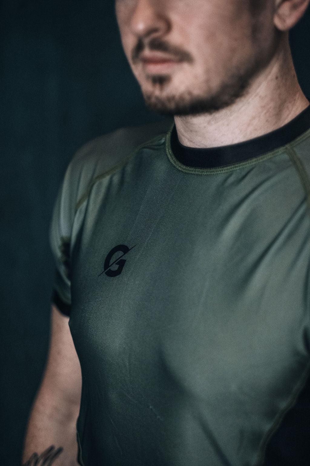 Hunter Green No Gi Rash Guard