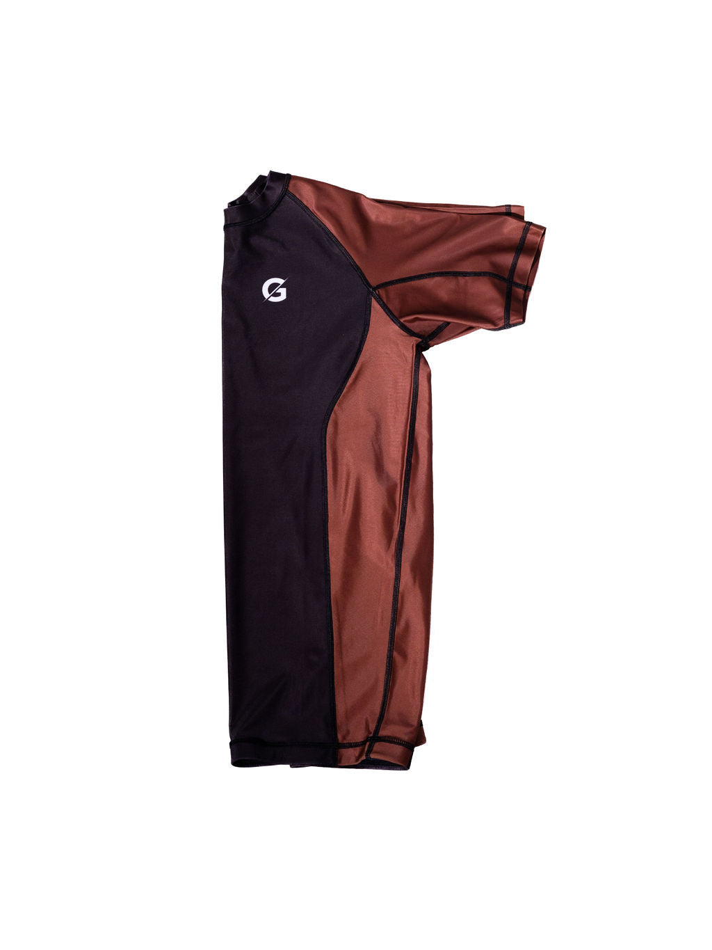 E/4 Premium Ranked No Gi Rash Guard - Brown Belt